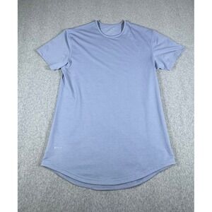 BYLT Premium Basics Men's L T-Shirt Blue Crew Neck Cotton